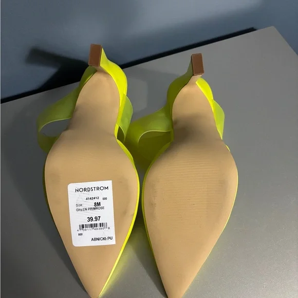 NWT Abound Nicki Lucite Strap Heeled Mule - Picture 6 of 6